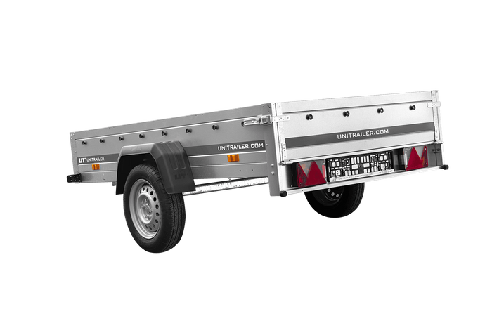 Einachsanhänger Unitrailer Garden Trailer 230 FD 230 x 125 cm mit Starrdeichsel 750 KG-Neu