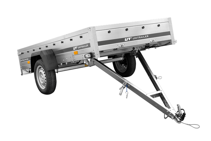 Anhänger GARDEN TRAILER 264 KIPP mit Bordwandaufsatz und Aludeckel-Neu
