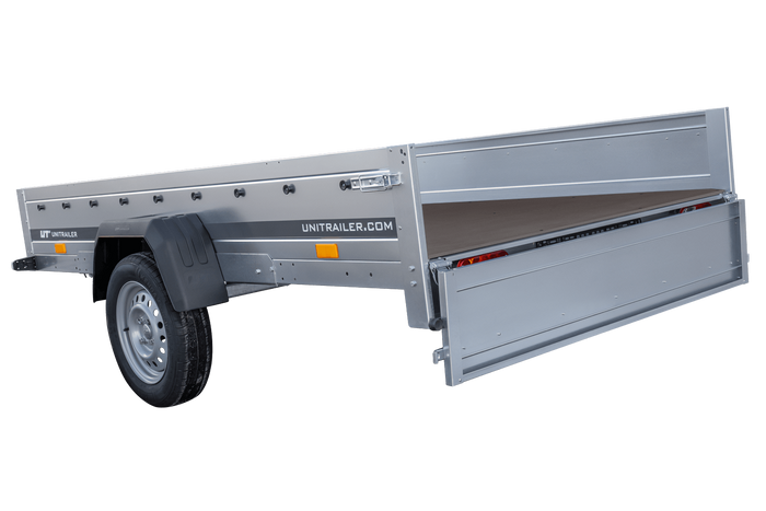 Einachsiger PKW-Anhänger 264×150 UNITRAILER GARDEN 265 KIPP-Neu