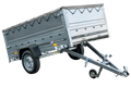 Faltbarer Pkw Anhänger Garden Trailer 230 KIPP mit zusätzlichen Bordwänden, Stützrad, Flachplane und Planenträgern]-Neu