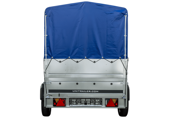 Führerschein B Anhänger GARDEN TRAILER 230 KIPP mit Stützrad, zusätzlichen Bordwänden, Hochplane und Hochspriegel H800-Neu