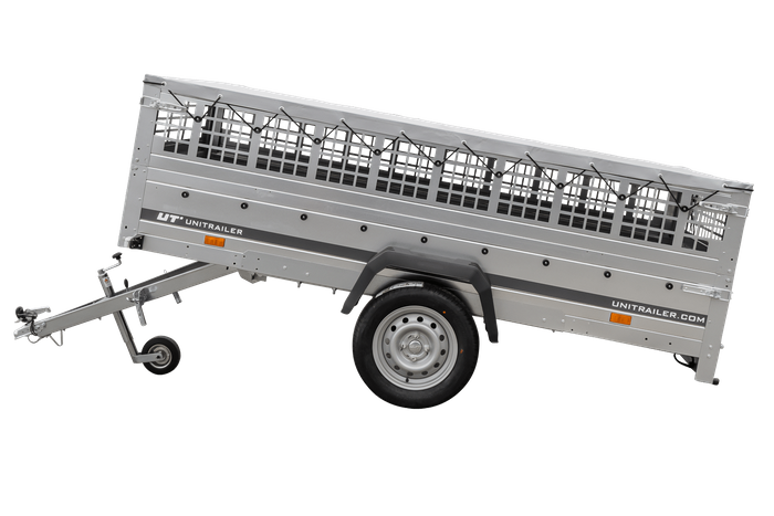 GARDEN TRAILER 264 KIPP mit Gitteraufsatz, Flachplane und Stützrad-Neu