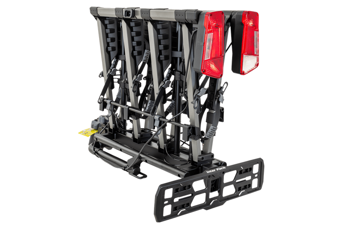 Inter Pack New Spider 4 – Anhängerkupplungs-Fahrradträger für 4 Fahrräder-Neu