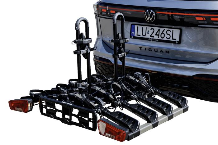 Inter Pack New Spider 4 – Anhängerkupplungs-Fahrradträger für 4 Fahrräder-Neu