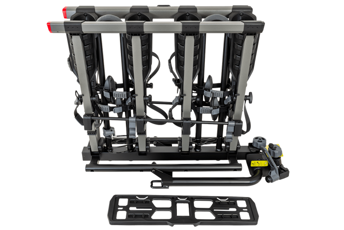 Inter Pack New Spider 4 – Anhängerkupplungs-Fahrradträger für 4 Fahrräder-Neu