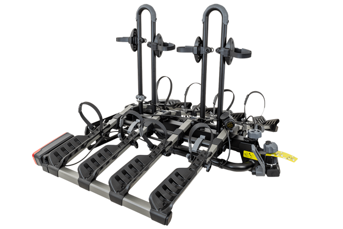 Inter Pack New Spider 4 – Anhängerkupplungs-Fahrradträger für 4 Fahrräder-Neu