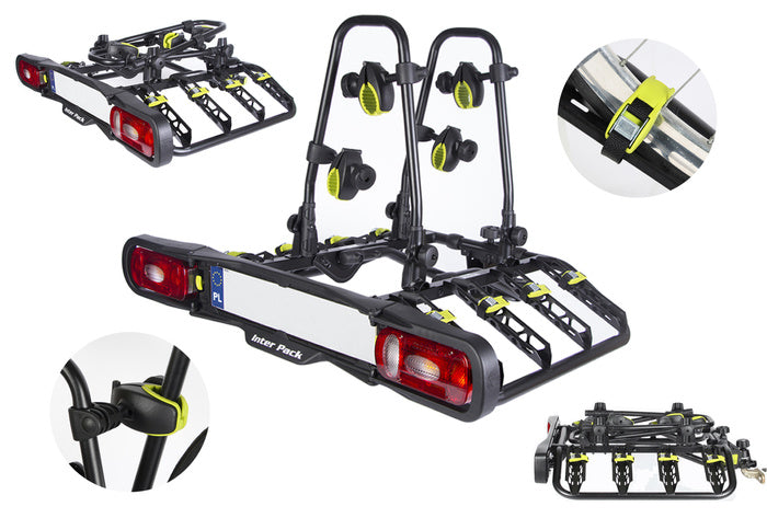 Inter Pack Quattro 13-poliger Fahrradträger für Anhängerkupplung-Neu