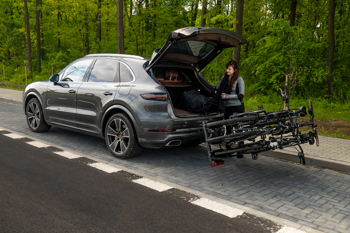 Inter Pack Spider 3 Lite – Anhängerkupplungs-Fahrradträger für 3 Fahrräder-Neu