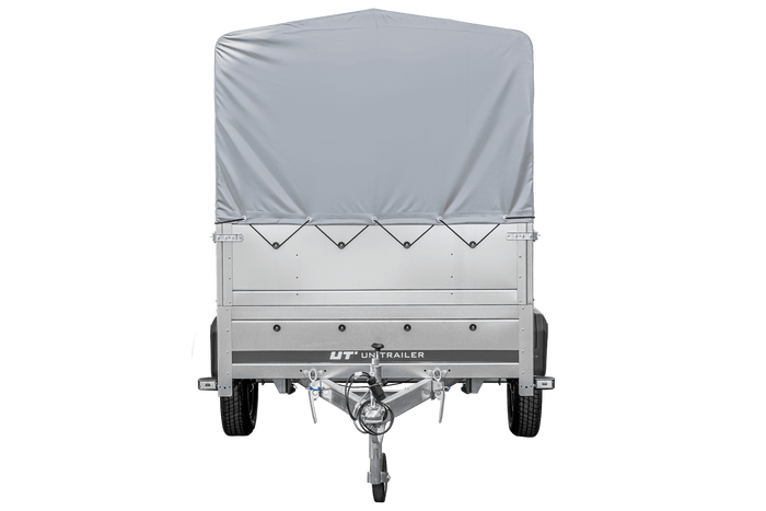 Kfz Anhänger mit Plane GARDEN TRAILER 264 KIPP [mit Stützrad, zusätzlichen Bordwänden, Hochplane und Hochspriegel]-Neu