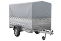 Kfz Anhänger mit Plane GARDEN TRAILER 264 KIPP [mit Stützrad, zusätzlichen Bordwänden, Hochplane und Hochspriegel]-Neu