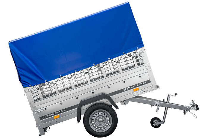 Kipp Anhänger Garden Trailer 200 KIPP mit Laubgitteraufsatz, Hochplane, Hochspriegel und Stützrad-Neu