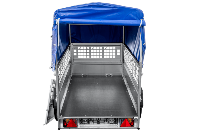 Kipp Anhänger Garden Trailer 200 KIPP mit Laubgitteraufsatz, Hochplane, Hochspriegel und Stützrad-Neu