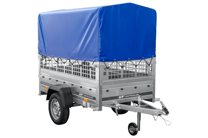 Kipp Anhänger Garden Trailer 200 KIPP mit Laubgitteraufsatz, Hochplane, Hochspriegel und Stützrad-Neu