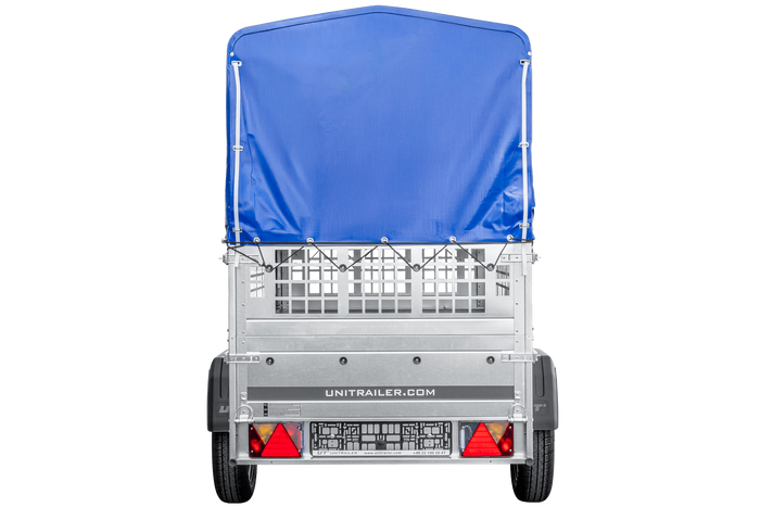Kipp Anhänger Garden Trailer 200 KIPP mit Laubgitteraufsatz, Hochplane, Hochspriegel und Stützrad-Neu