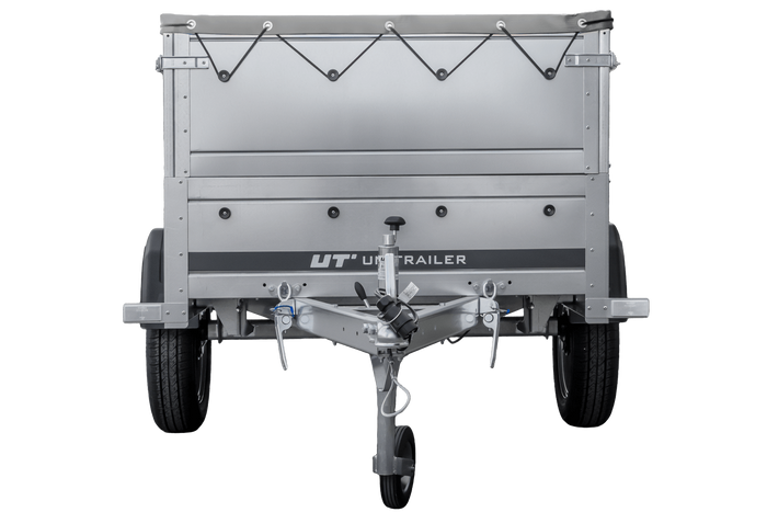 Kippbarer Pkw Anhänger GARDEN TRAILER 200 KIPP mit zusätzlichen Bordwänden, Stützrad und Flachplane-Neu