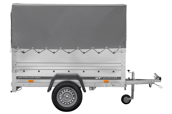 Kipper ungebremst GARDEN TRAILER 200 KIPP mit zusätzlichen Bordwänden, Stützrad, Hochplane und Hochspriegel-Neu