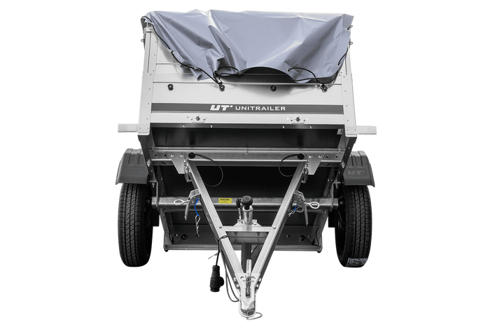 Neu Anhänger GARDEN TRAILER 150 KIPP mit zusätzlichen Bordwänden, Stützrad und Flachplane-Neu