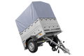 Neuanhänger Kipper ungebremst GARDEN TRAILER 150 KIPP mit zusätzlichen Bordwänden, Stützrad, Hochplane und Hochspriegel-Neu