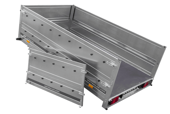 PKW-Anhänger 264×150 UNITRAILER GARDEN 265 KIPP mit dem Bordwandaufsatz-Neu