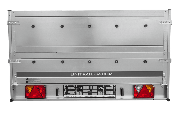 PKW-Anhänger 264×150 UNITRAILER GARDEN 265 KIPP mit dem Bordwandaufsatz-Neu
