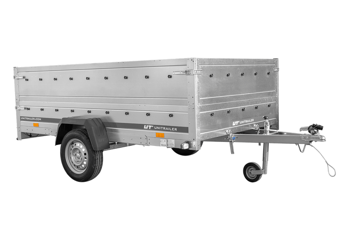 PKW-Anhänger 264×150 UNITRAILER GARDEN 265 KIPP mit dem Bordwandaufsatz-Neu