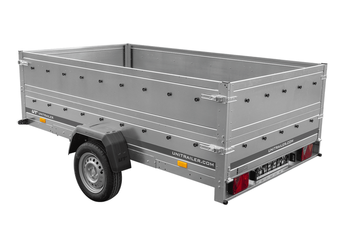 PKW-Anhänger 264×150 UNITRAILER GARDEN 265 KIPP mit dem Bordwandaufsatz-Neu