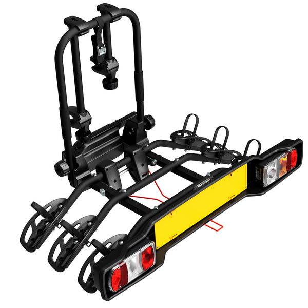 Peruzzo Parma 3 – Anhängerkupplungs-Fahrradträger für 3 Fahrräder (schwarz)-Neu