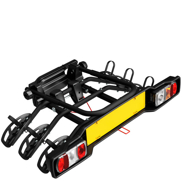 Peruzzo Parma 3 – Anhängerkupplungs-Fahrradträger für 3 Fahrräder (schwarz)-Neu