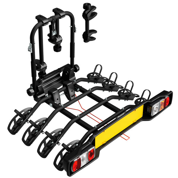 Peruzzo Parma 4 – Anhängerkupplungs-Fahrradträger für 4 Fahrräder (schwarz)-Neu