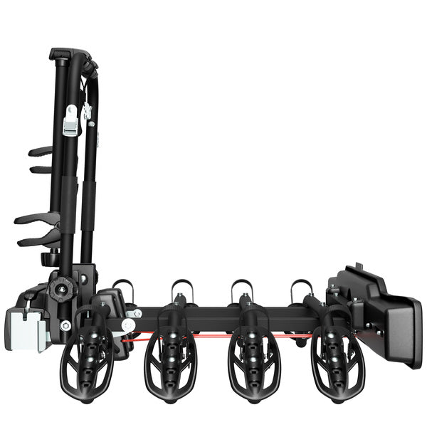 Peruzzo Parma 4 – Anhängerkupplungs-Fahrradträger für 4 Fahrräder (schwarz)-Neu