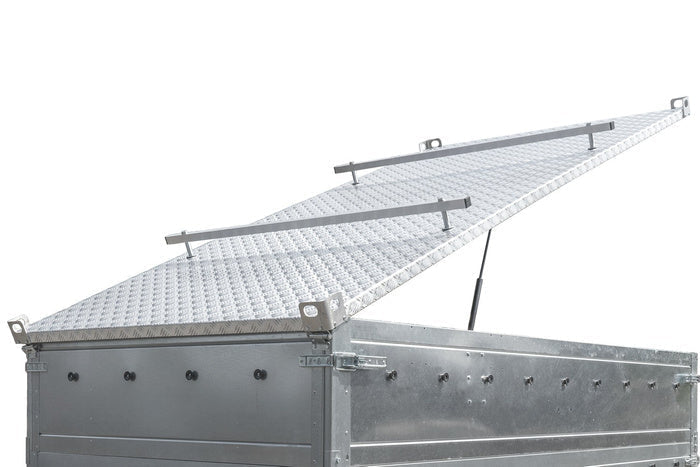 Einachsanhänger 264×125 UNITRAILER FORCE 264 KIPP mit BIS-Seitenwänden und Aluminiumabdeckung-Neu