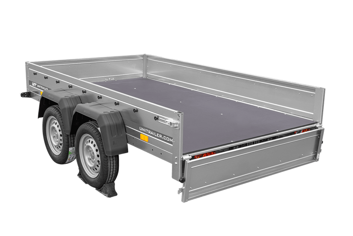 Zweiachsanhänger 264×150 UNITRAILER GARDEN 265/2 KIPP-Neu